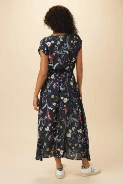 Sarla Ecovero Dress - Gemini Navy -AGOLDE || CITIZENS OF HUMANITY Sales 08 10219 Sarla Gemini Navy 3