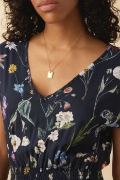 Sarla Ecovero Dress - Gemini Navy -AGOLDE || CITIZENS OF HUMANITY Sales 08 10219 Sarla Gemini Navy 4