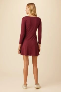 Braylee Reverie Knit Dress - Pomegranate -AGOLDE || CITIZENS OF HUMANITY Sales 10033 Braylee Pomegranate 3