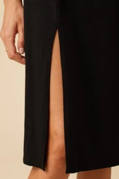 Zimmer Reverie Knit Dress - Black -AGOLDE || CITIZENS OF HUMANITY Sales 10071 Zimmer Black 5