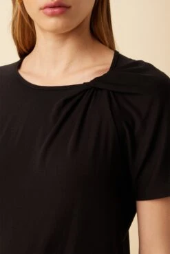 Mallorca Dream Knit Tee - Black -AGOLDE || CITIZENS OF HUMANITY Sales 10082 Mallorca Black 4