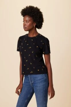 Odilia Reverie Knit Tee - Positano 7 Odilia Reverie Knit Tee - Positano -AGOLDE || CITIZENS OF HUMANITY Sales 10089 Odilia Positano 2