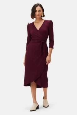 Abigail Paris Rib Dress - Plum