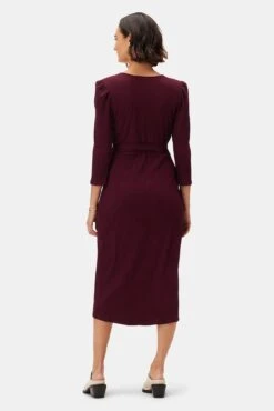 Abigail Paris Rib Dress - Plum -AGOLDE || CITIZENS OF HUMANITY Sales 10098 Abigail Plum 3