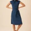 Hallie Tencel Luxe Dress - Azure -AGOLDE || CITIZENS OF HUMANITY Sales 10111 Hallie Azure 1