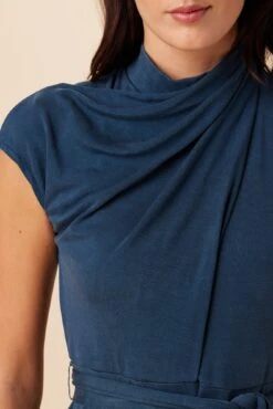 Hallie Tencel Luxe Dress - Azure -AGOLDE || CITIZENS OF HUMANITY Sales 10111 Hallie Azure 4