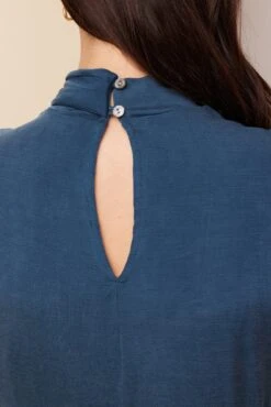 Hallie Tencel Luxe Dress - Azure -AGOLDE || CITIZENS OF HUMANITY Sales 10111 Hallie Azure 5