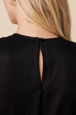 Olive Tencel Midi Dress - Black -AGOLDE || CITIZENS OF HUMANITY Sales 10133 Olive Twill Black 5