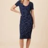 Juniper Paris Rib Dress - Pippa Stripe