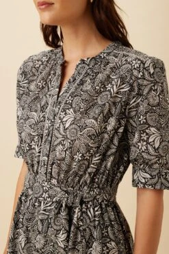 Malta Organic Cotton Dress - Nina Black 9 Malta Organic Cotton Dress - Nina Black -AGOLDE || CITIZENS OF HUMANITY Sales 10182 Malta Cotton Nina Black 4