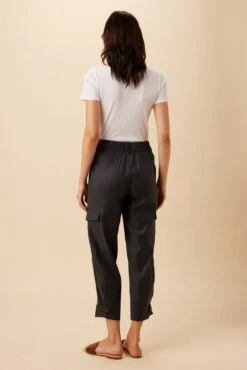 Lyle Femme Fete Stretch Cargo Pant - Pewter 10 Lyle Femme Fete Stretch Cargo Pant - Pewter -AGOLDE || CITIZENS OF HUMANITY Sales 10212 Lyle Pewter 3