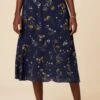 Blaze Washable Silk Skirt - Ana Floral -AGOLDE || CITIZENS OF HUMANITY Sales 10227 Blaze Silk Lined Ana Floral 1