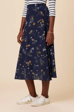 Blaze Washable Silk Skirt - Ana Floral -AGOLDE || CITIZENS OF HUMANITY Sales 10227 Blaze Silk Lined Ana Floral 2