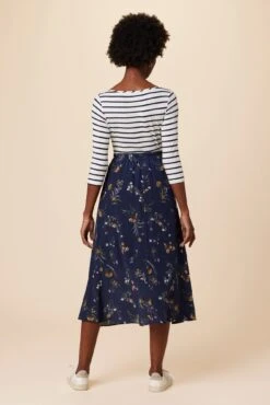 Blaze Washable Silk Skirt - Ana Floral -AGOLDE || CITIZENS OF HUMANITY Sales 10227 Blaze Silk Lined Ana Floral 3
