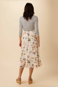 Best Seller -AGOLDE || CITIZENS OF HUMANITY Sales 10227 Blaze Silk Lined Botanic Floral Ivory 3