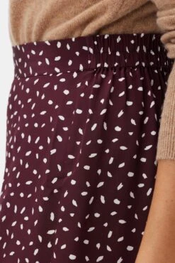 Ollie Washable Silk Skirt - Doucet Dot Vineyard -AGOLDE || CITIZENS OF HUMANITY Sales 10235 Ollie Silk Doucet Dot Vineyard 5