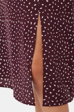 Ollie Washable Silk Skirt - Doucet Dot Vineyard -AGOLDE || CITIZENS OF HUMANITY Sales 10235 Ollie Silk Doucet Dot Vineyard 6