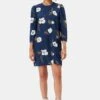 Darla 3/4 Sleeve Washable Silk Dress - Luna -AGOLDE || CITIZENS OF HUMANITY Sales 10237 Darla LS Luna 1