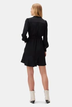 Malta Dress - Black -AGOLDE || CITIZENS OF HUMANITY Sales 10269 Malta Pin Tuck Black 3