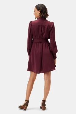 Malta Dress - Plum -AGOLDE || CITIZENS OF HUMANITY Sales 10269 Malta Pin Tuck Plum 3