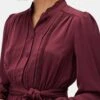 Malta Dress - Plum -AGOLDE || CITIZENS OF HUMANITY Sales 10269 Malta Pin Tuck Plum 4