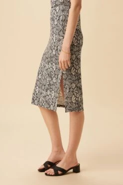 Vindy Viscose Knit Skirt - Nina Black -AGOLDE || CITIZENS OF HUMANITY Sales 10276 Vindy Viscose Knit Nina Black 2