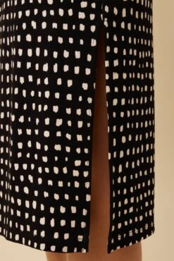 Vindy Viscose Knit Skirt - Valencia Dot Black -AGOLDE || CITIZENS OF HUMANITY Sales 10276 Vindy Viscose Valencia Dot Black 5