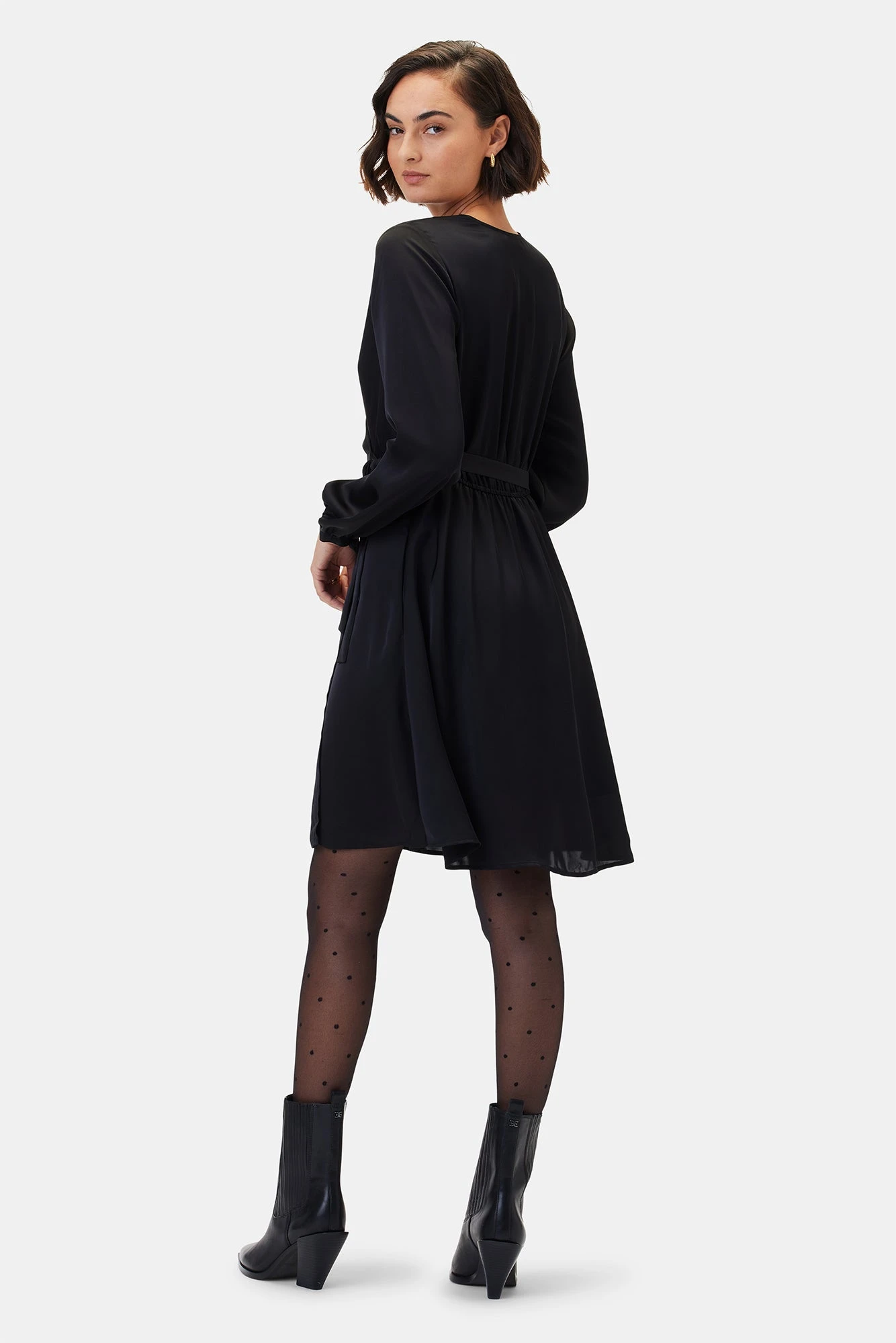 Ivy Long Sleeve Dress - Black 5 Ivy Long Sleeve Dress - Black - Image 3