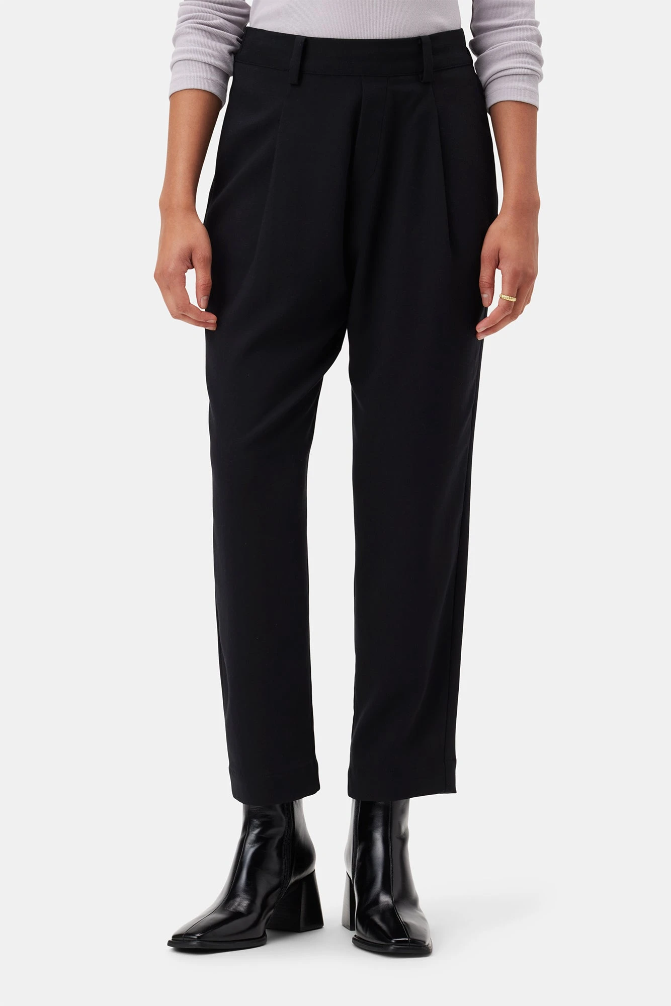 Roni Cotton Modal Spandex Pant - Black 4 Roni Cotton Modal Spandex Pant - Black - Image 2