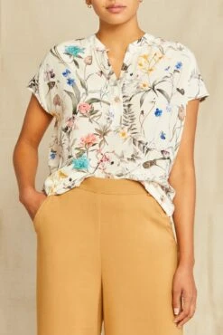 Renata Washable Silk Blouse -AGOLDE || CITIZENS OF HUMANITY Sales 1068 Renata Luca 3164 web