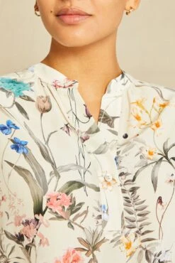 Renata Washable Silk Blouse -AGOLDE || CITIZENS OF HUMANITY Sales 1068 Renata Luca 3211 web