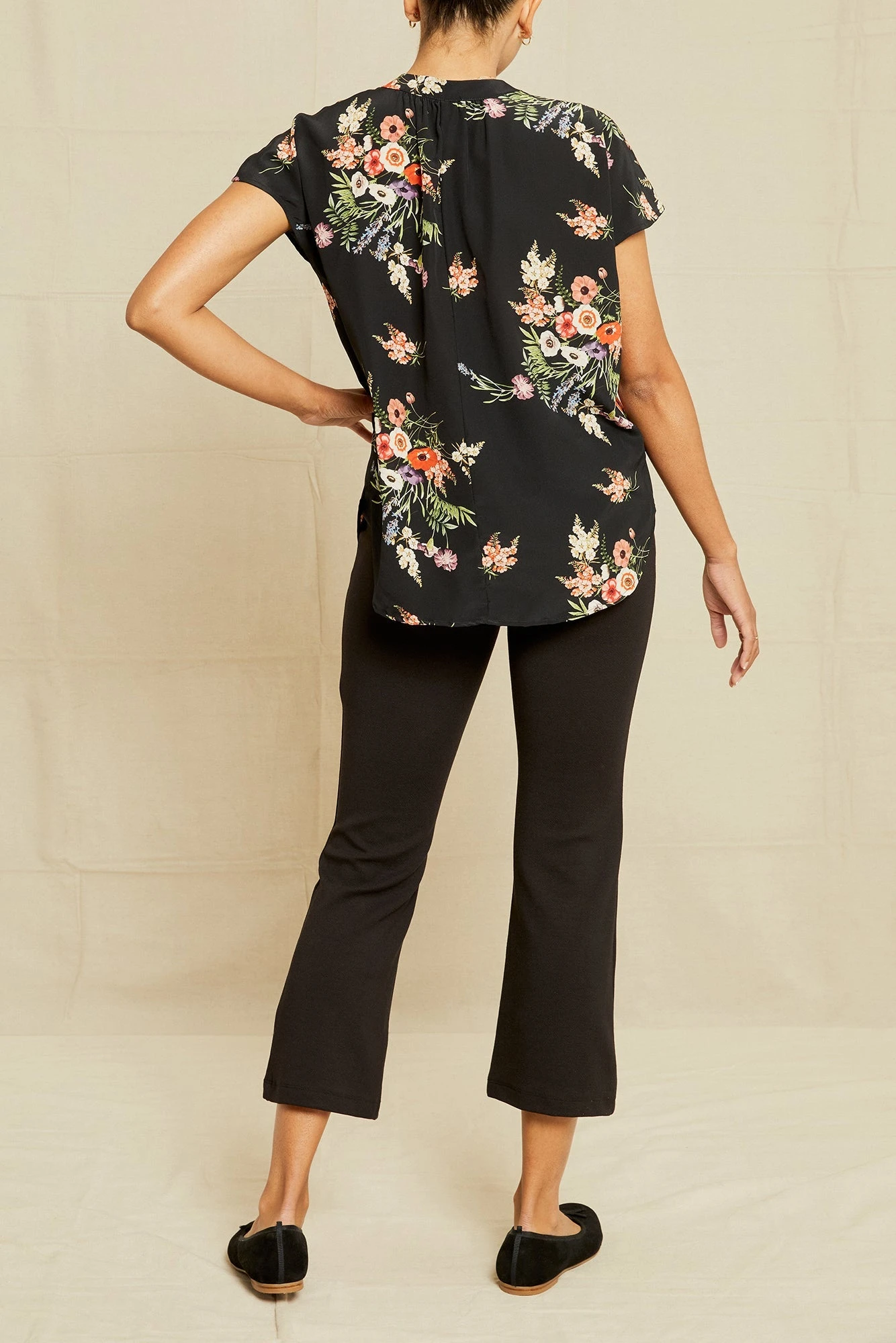 Renata Washable Silk Blouse - Treviso Floral 7 Renata Washable Silk Blouse - Treviso Floral - Image 5