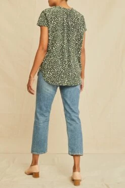 Renata Washable Silk Blouse - Rocher Dot -AGOLDE || CITIZENS OF HUMANITY Sales 1068 Renata Washable Silk Rocher Dot 1478 web 2a9c6a9d 5c59 4876 b69e b46d1f560b5c