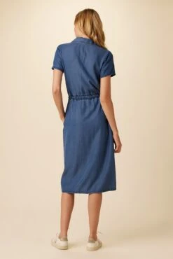 Hillary Eco Chambray Dress - Indigo -AGOLDE || CITIZENS OF HUMANITY Sales 1244 Hillary Indigo 3