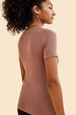 Talin Dream Rib Tee -AGOLDE || CITIZENS OF HUMANITY Sales 1329 Jada 2x1 Rib Dark Nutmeg 9842 web