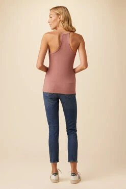 Jada Dream Rib Tank - Quartz -AGOLDE || CITIZENS OF HUMANITY Sales 1329 Jada Dream Rib Quartz 3