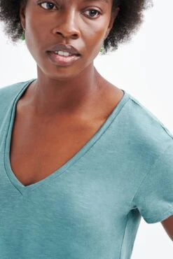 Joline Reverie Slub Tee - Eucalyptus -AGOLDE || CITIZENS OF HUMANITY Sales 1334 Joline Eucalyptus 1402 web 7cd66527 aa23 4c22 bac3 2b00f61e1775