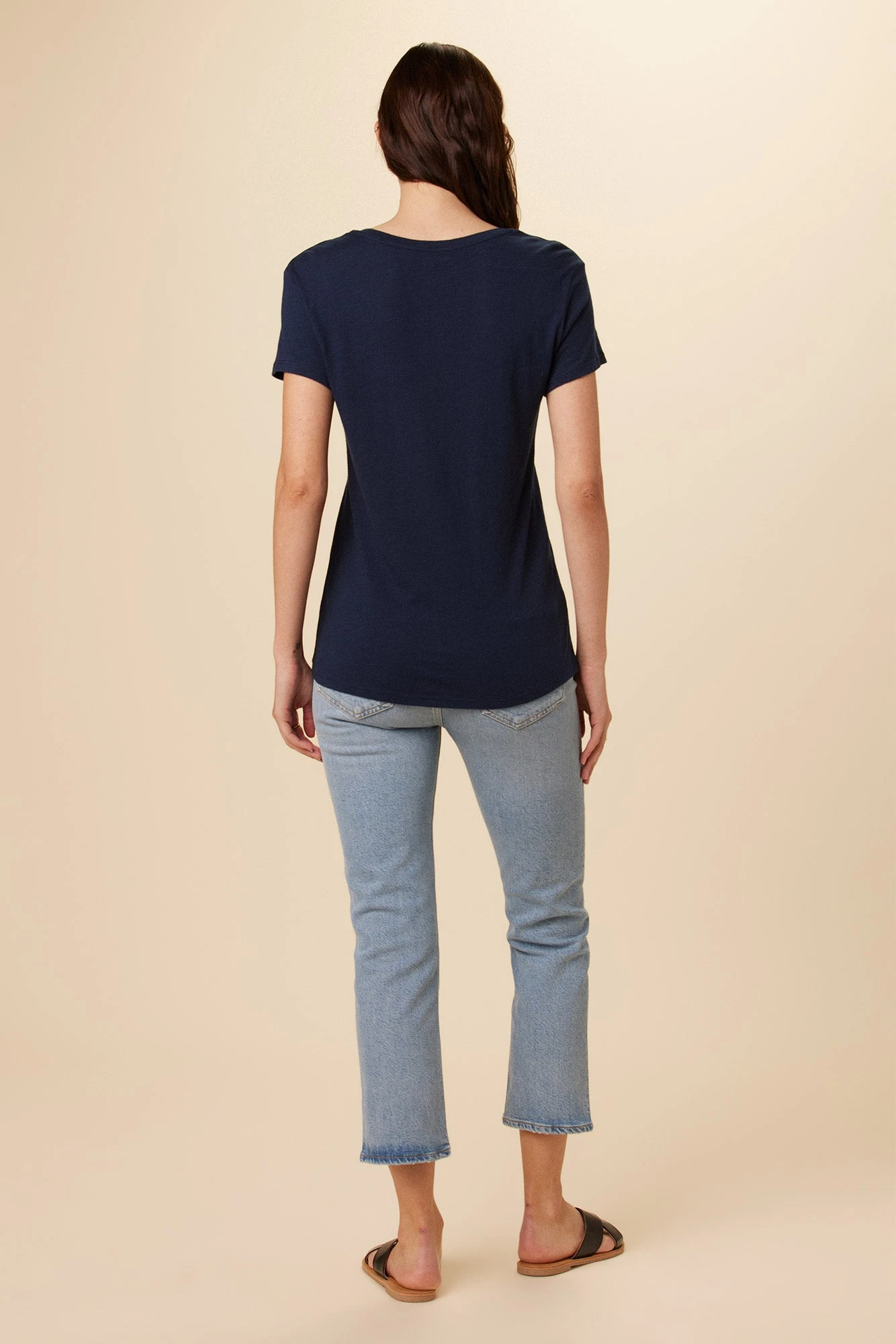 Joline Reverie Slub Tee - Navy Slub 5 Joline Reverie Slub Tee - Navy Slub - Image 3