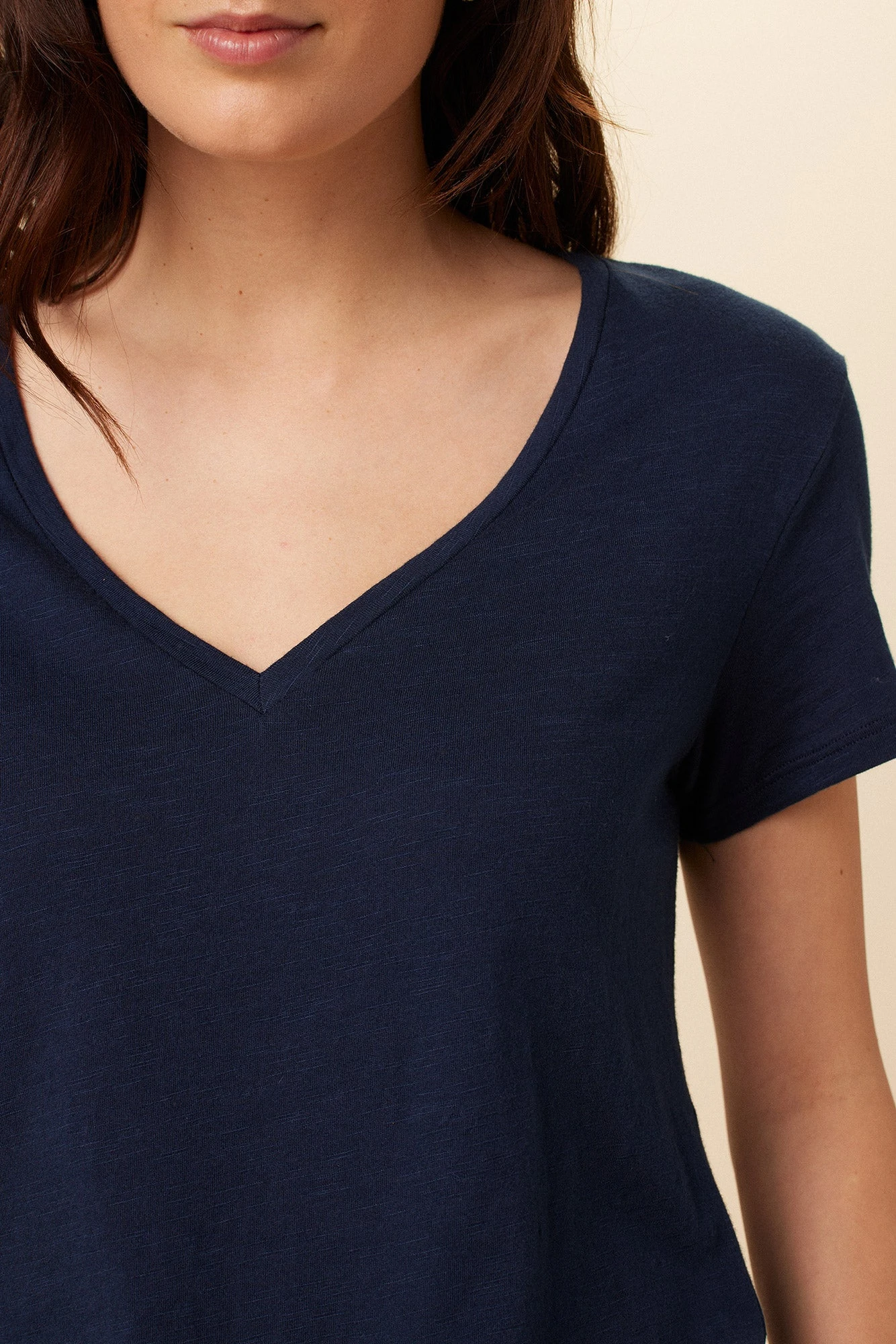 Joline Reverie Slub Tee - Navy Slub 6 Joline Reverie Slub Tee - Navy Slub - Image 4