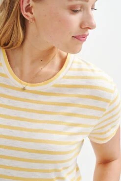 Leif Reverie Slub Tee - Yellow Stripe Slub -AGOLDE || CITIZENS OF HUMANITY Sales 1335 Leif Slub Yellow Stripe 2409 web cc8447f7 6f73 4375 aa79 381f5c0a5c98