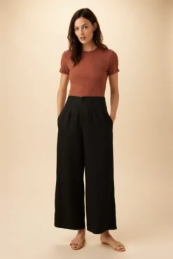 Theo Tencel Twill Pant - Black -AGOLDE || CITIZENS OF HUMANITY Sales 13 10274 Theo Twill Black 4