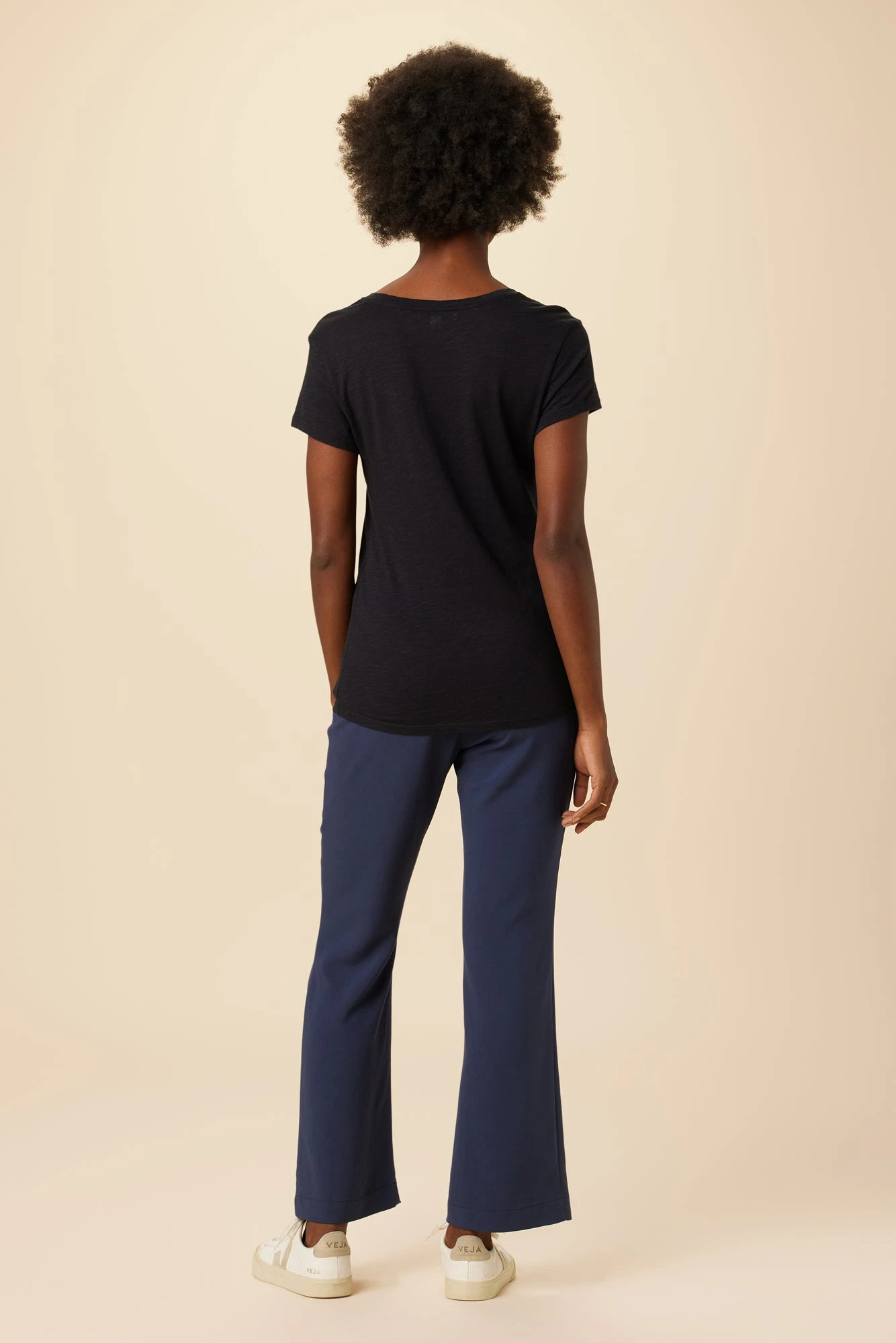 Joline Reverie Slub Tee - Black 5 Joline Reverie Slub Tee - Black - Image 3