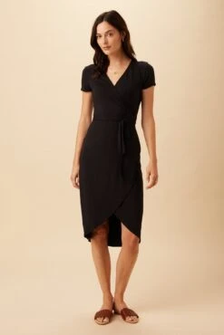 Betsyn Dream Knit Dress - Black