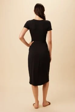 Betsyn Dream Knit Dress - Black -AGOLDE || CITIZENS OF HUMANITY Sales 1514 Betsyn Black 3
