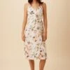 Varden Washable Silk Dress - Botanic Floral Ivory -AGOLDE || CITIZENS OF HUMANITY Sales 1593 Varden Botanic Floral Ivory 1