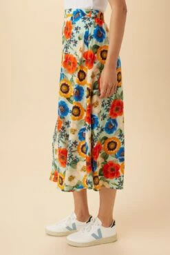 Blaze Washable Silk Skirt - Devon Floral -AGOLDE || CITIZENS OF HUMANITY Sales 15 9838 Blaze Silk Devon Floral 2