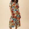 Luella Washable Silk Dress - Devon Floral -AGOLDE || CITIZENS OF HUMANITY Sales 16 10181 Luella Devon Floral 1