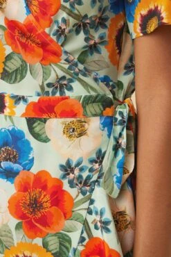 Luella Washable Silk Dress - Devon Floral -AGOLDE || CITIZENS OF HUMANITY Sales 16 10181 Luella Devon Floral 5