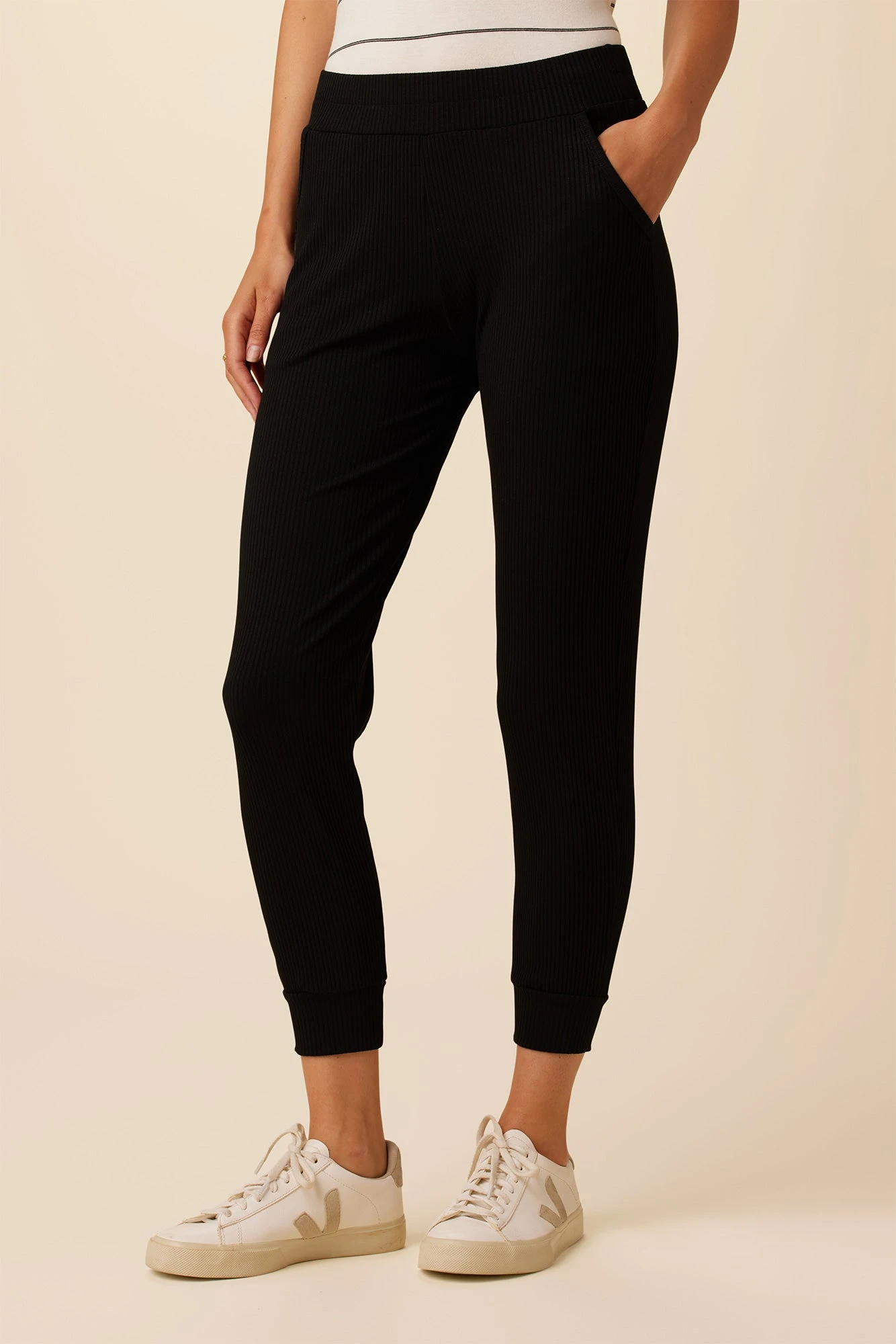 Skylar Paris Rib Joggers - Black 3 Skylar Paris Rib Joggers - Black