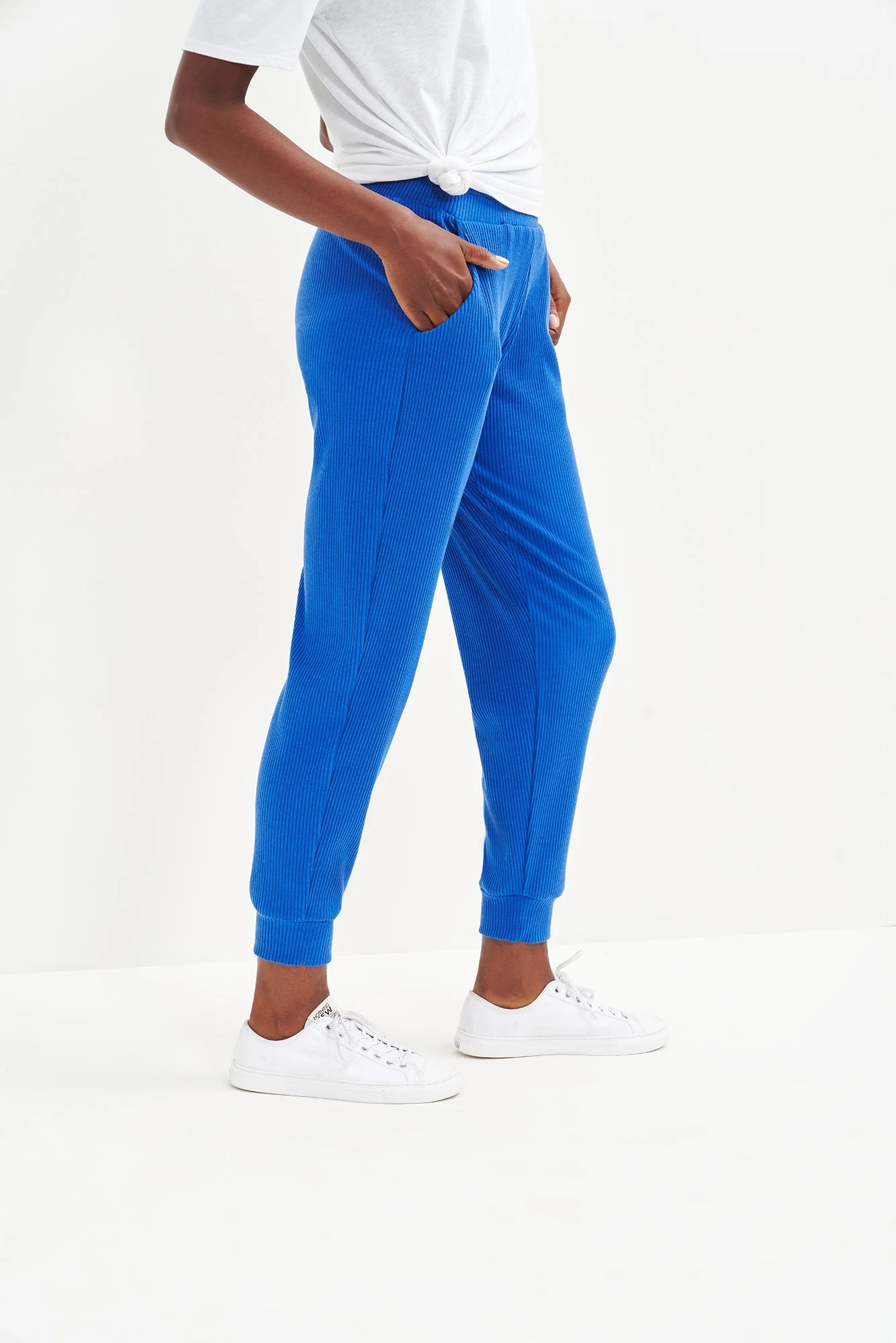 Skylar Paris Rib Joggers - Lapis 4 Skylar Paris Rib Joggers - Lapis - Image 2